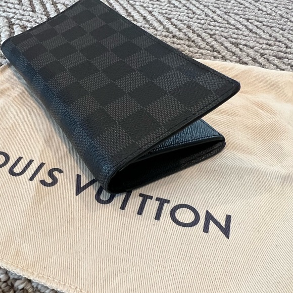 LOUIS VUITTON Brazza Wallet Damier Graphite Canvas - Picture 4 of 8
